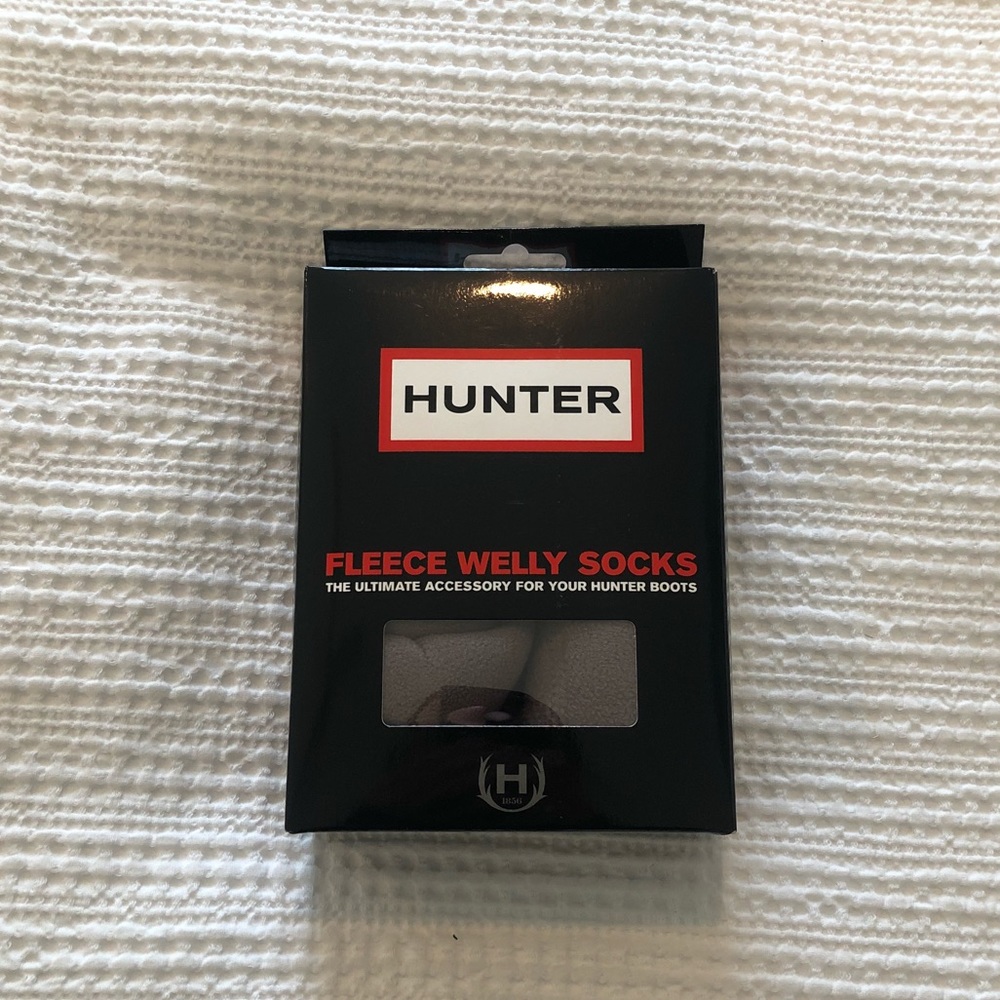 Hunter fleece welly socks